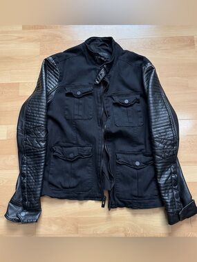Rogue State Biker Style Jacket Mens Size Large